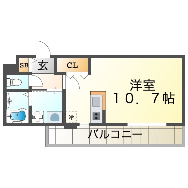 ヴィクトワール西宮丸橋町の物件間取画像