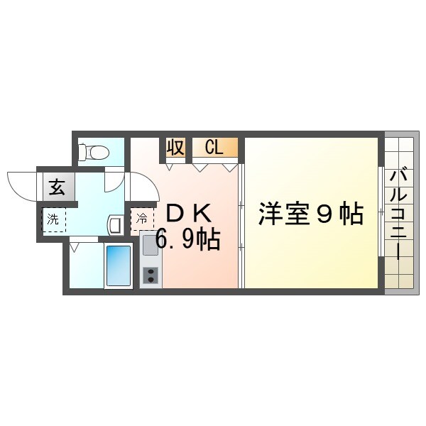 プロヴァンスの物件間取画像