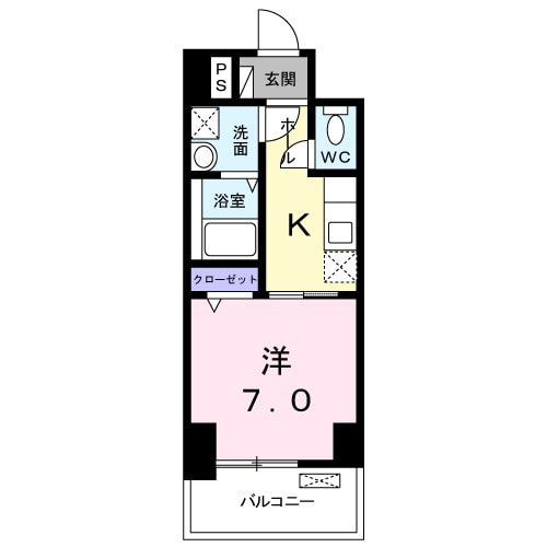 プラチナコートIIの物件間取画像