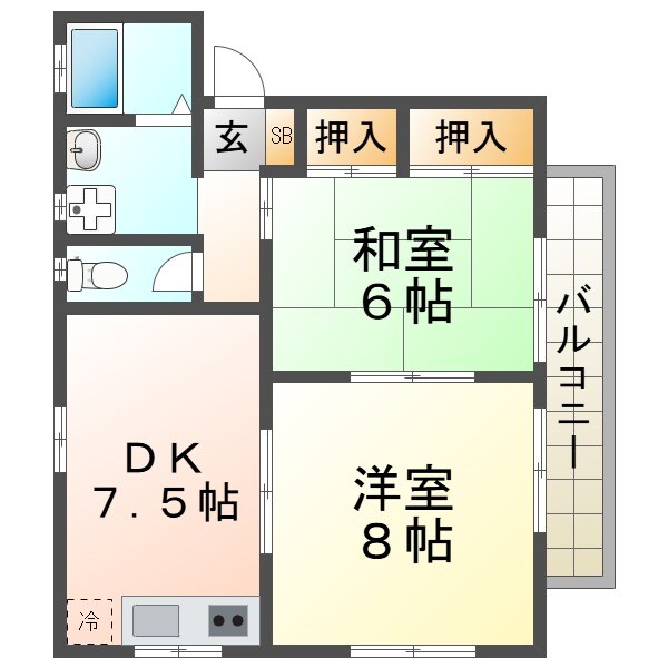 パルフェの物件間取画像