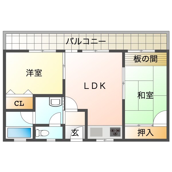 パラツィーナ二見の物件間取画像