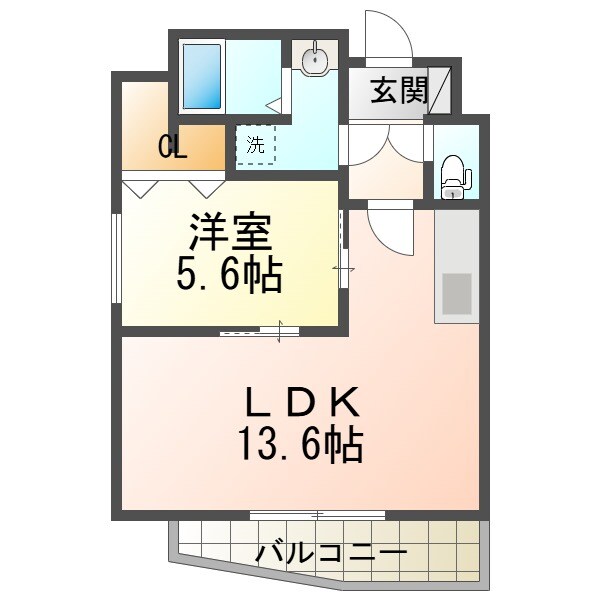 ドリームコート武庫川の物件間取画像