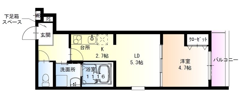 フジパレス香櫨園サウスの物件間取画像