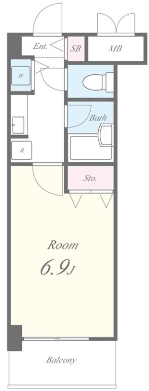 フォワイエセレストⅡの物件間取画像