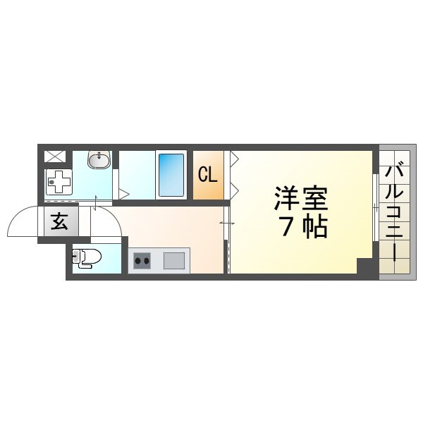 メヌエットKの物件間取画像
