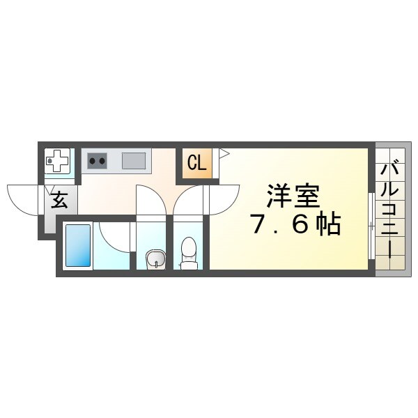 シェリール武庫之荘の物件間取画像