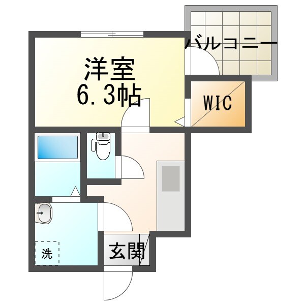 スプランディッド甲子園の物件間取画像