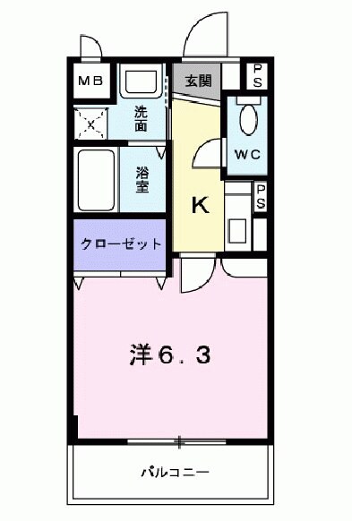 ウィンコート甲子園の物件間取画像