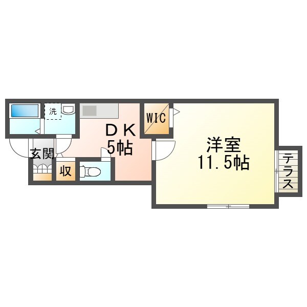 ピュアコート甲子園の物件間取画像