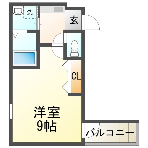 フジパレス西宮津門の物件間取画像