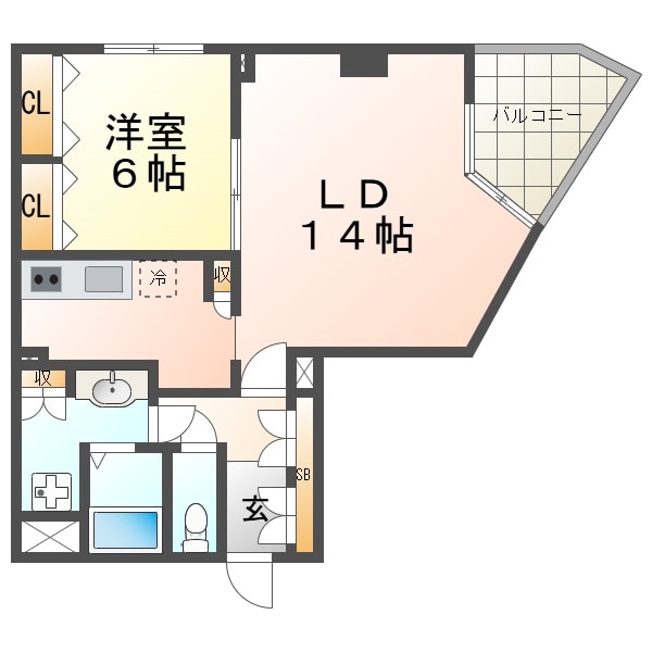 甲子園口ガーデンホームズの物件間取画像