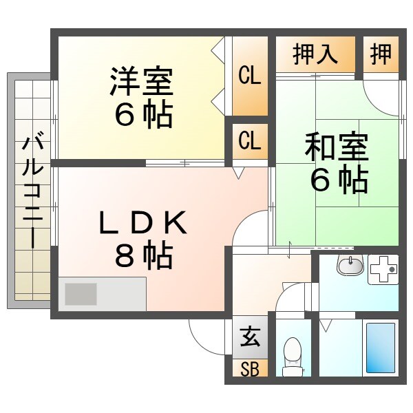 ストラスブールの物件間取画像