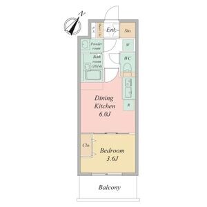 ArtizA尼崎立花の物件間取画像