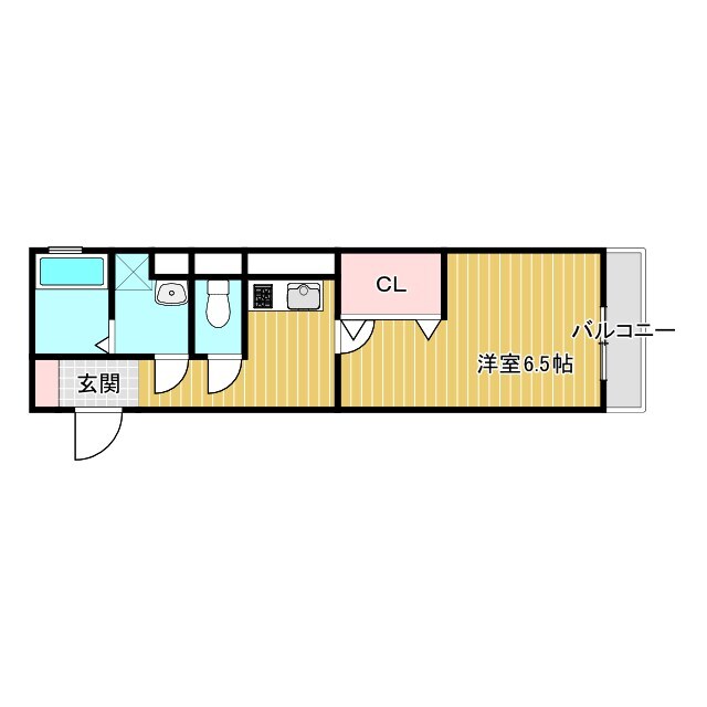 MONASO甲子園口の物件間取画像