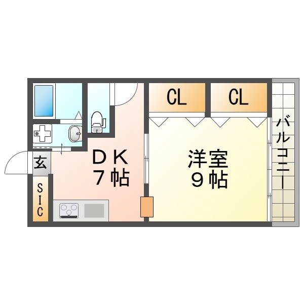 武富レジデンス1番館の物件間取画像