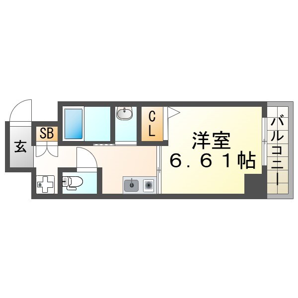 アリビオ立花IIIの物件間取画像