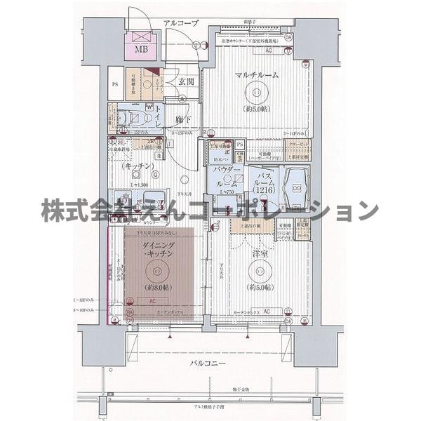 エステムプラザ福岡県庁前ネオシスの物件間取画像