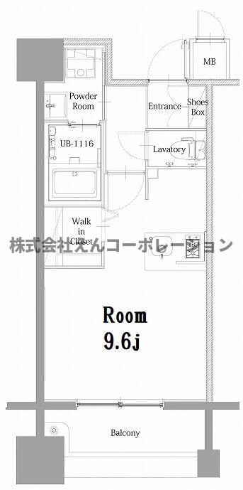 エンクレスト呉服町の物件間取画像