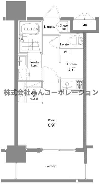 エンクレスト舞鶴Ⅱの物件間取画像