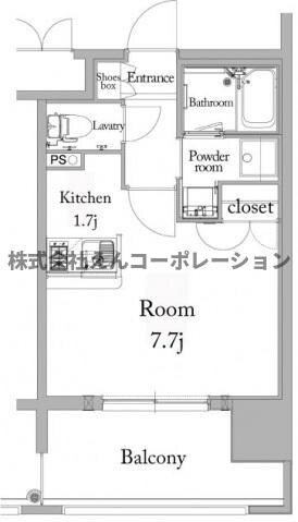 エンクレスト薬院大通の物件間取画像