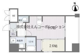 アルティザ博多駅前の物件間取画像