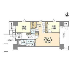 サンメゾン大濠公園北の物件間取画像