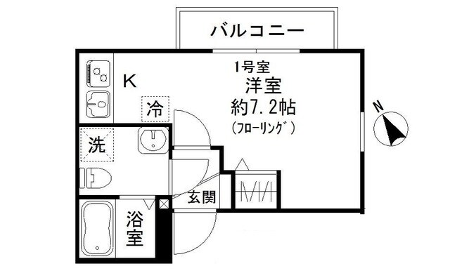 メゾンドブラッサムリバーの物件間取画像