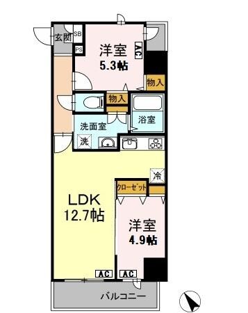 コンシェリア東京IRIYA STATION FRONTの物件間取画像