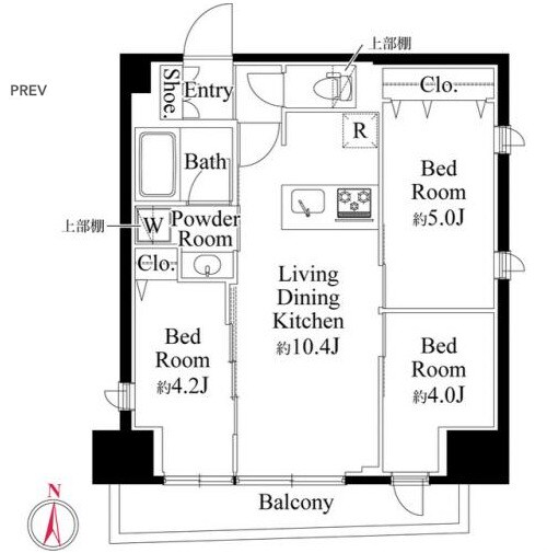 CLK南千住の物件間取画像