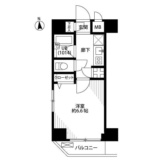 プレール・ドゥーク大島PARK SIDEの物件間取画像