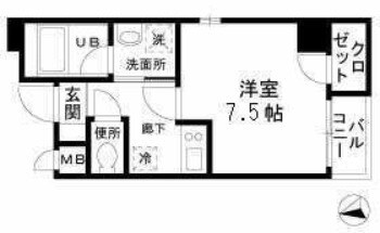 エスポワールの物件間取画像