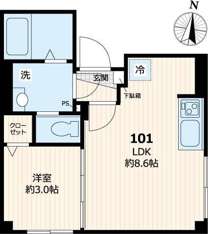 ブランシュコートの物件間取画像