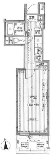 プレール・ドゥーク日暮里の物件間取画像