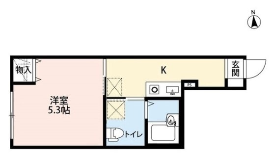 ジュネ谷中の物件間取画像