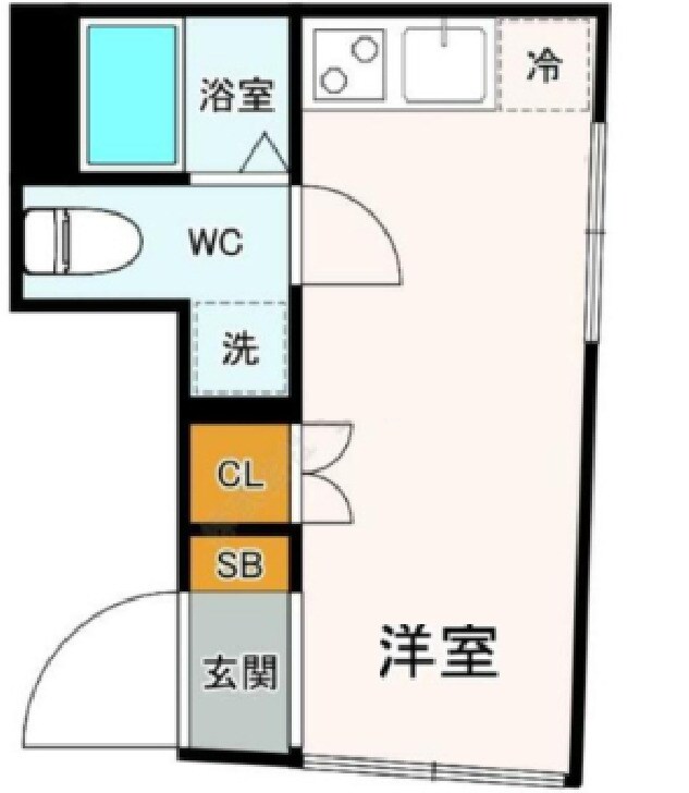 The Residential浅草の物件間取画像