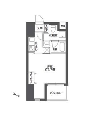 ニューシティアパートメンツ南千住の物件間取画像