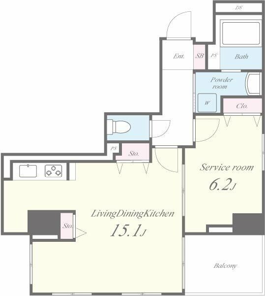 MEIN SCHLOSS 三河島の物件間取画像