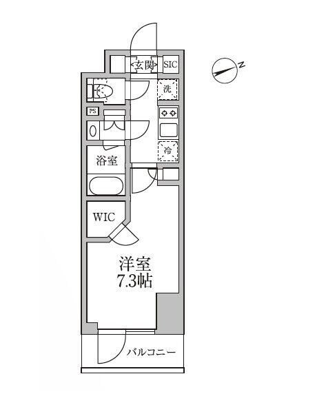 レジディア新御徒町Ⅱの物件間取画像