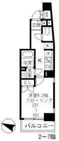 プルナス森下の物件間取画像