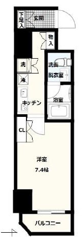 アイル秋葉原NORTHの物件間取画像