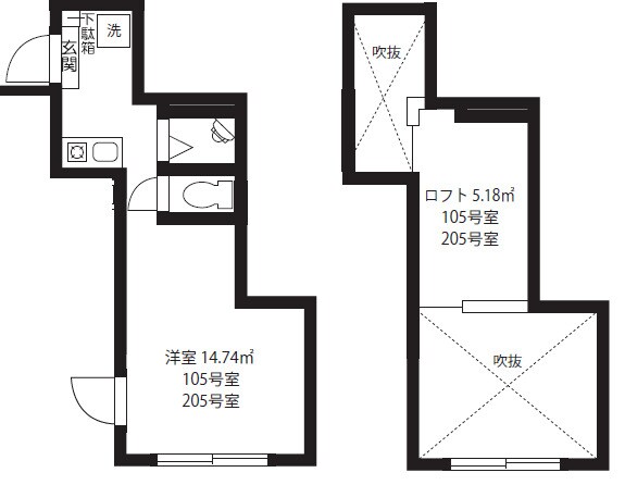 SpiLytus北千住の物件間取画像