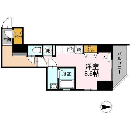 フィルモア ワンの物件間取画像