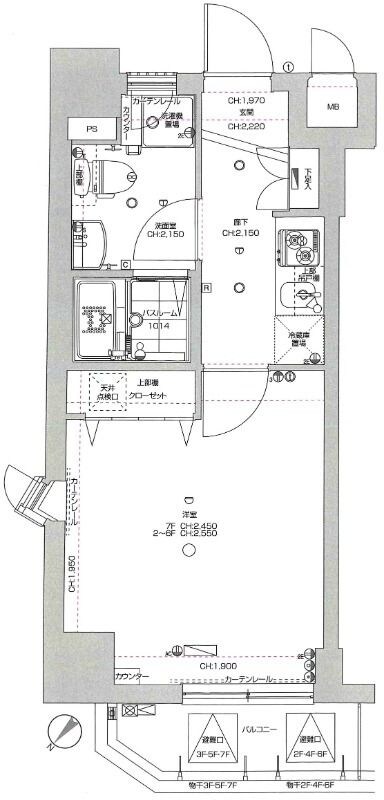 アマヴェル墨田の物件間取画像