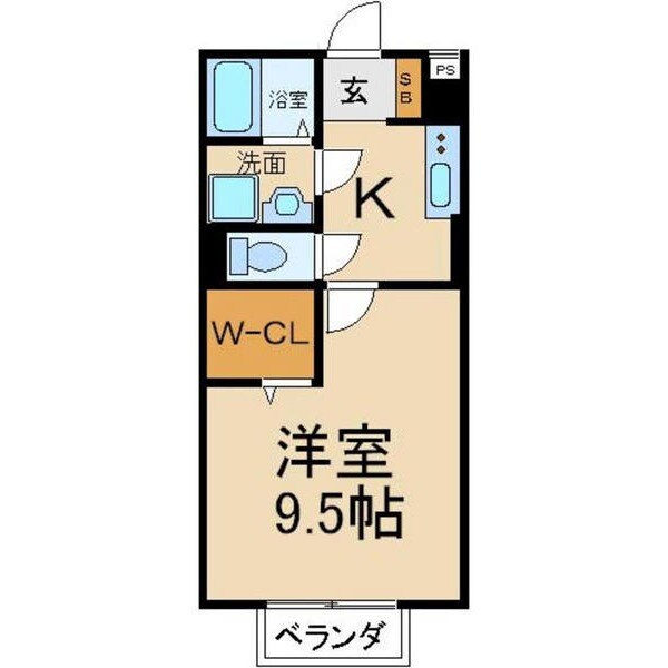 セジュールナカムラの物件間取画像