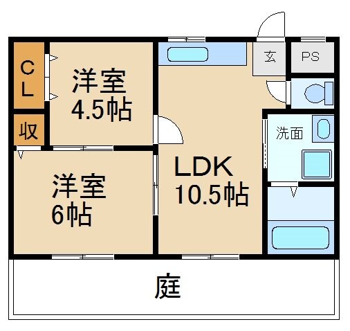 御幸マンションの物件間取画像
