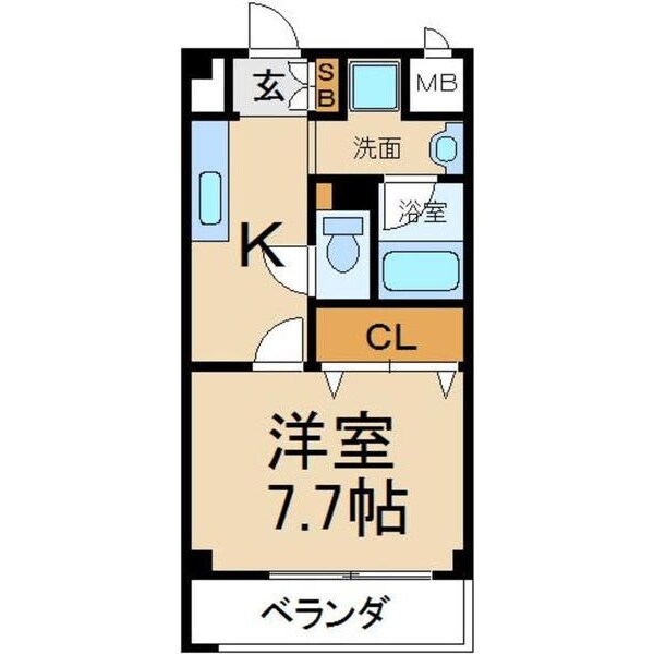 サンメルシーの物件間取画像