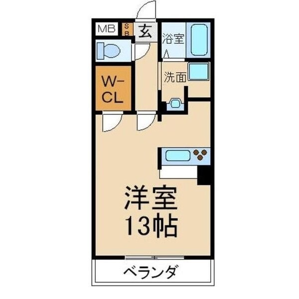 グランシャリオ長尾Ⅱの物件間取画像