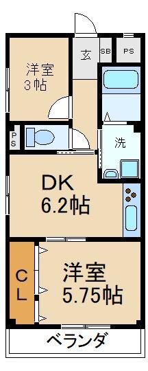 物件間取画像