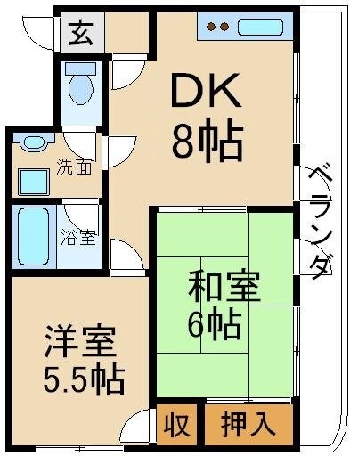 レスターテⅡの物件間取画像