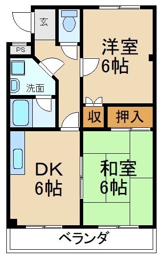 物件間取画像
